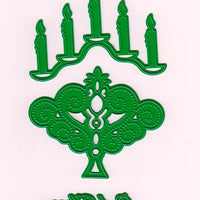 Joy! Crafts Cutting Die - Embroidery - Candlestick/ God Bless You