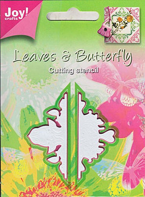 Joy! Crafts Cutting Die - Leaves & Butterfly - 2pc