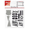 Joy! Crafts Die & Stamp -  Journaling Kit