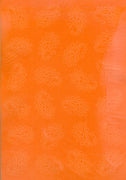 Vellum Paisley orange bulk (25 sheets)