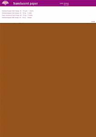 Parchment Paper - Dark Orange (5 sheets)