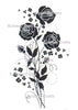 Silhouette Flowers -Roses