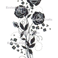 Silhouette Flowers -Roses