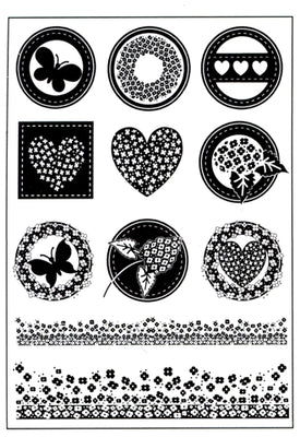 Joy! Crafts - Clear Stamps - Button Sayings