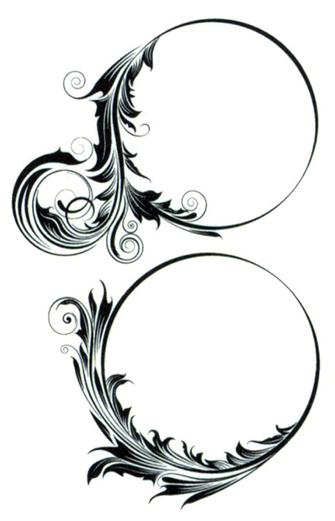 Joy! Crafts - Clear Stamp - Floral frames 2