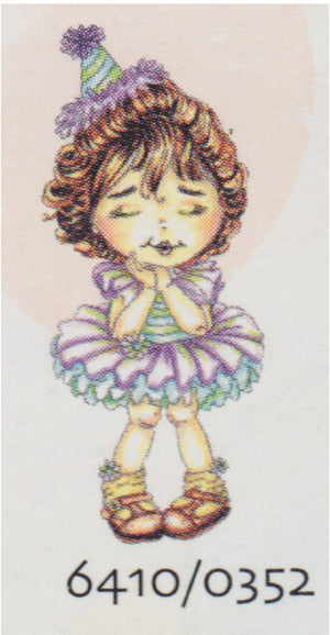 Joy! Crafts - Clear Stamp - girl/hat