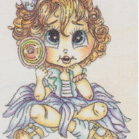 Joy! Crafts - Clear Stamp - girl/lolly