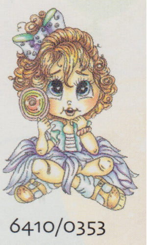 Joy! Crafts - Clear Stamp - girl/lolly