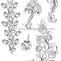 Joy! Crafts - Clear Stamp - Roses