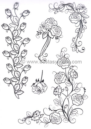 Joy! Crafts - Clear Stamp - Roses