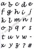 Joy! Crafts - Clear Stamp - Alphabet Lowercase