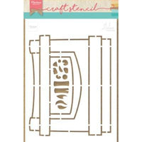Craft Stencil Fireplace by Marleen