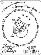 Mini Grid - Merry Christmas