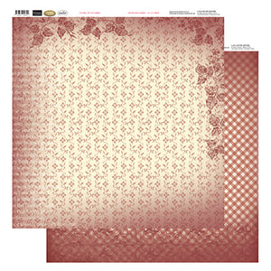 12x12 Patterned Paper  - Petite Flowers - Vintage Rose Collection (5)