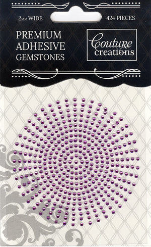 Couture Creations 2mm Gemstones - Amethyst
