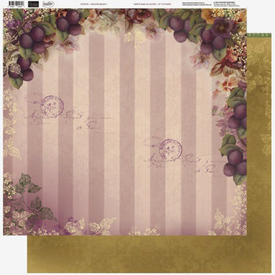 Couture Creations - 12 x 12 Paper (5 sheets) - Orchid Delight