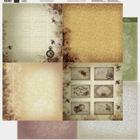 Couture Creations - 12 x 12 Paper (5 sheets) - Dreaming Pansies