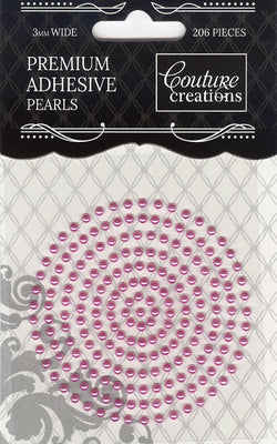 Couture Creations 3mm Pearls - Pretty Pink