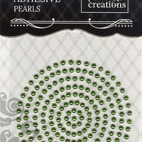 Couture Creations 3mm Pearls - Emerald Green