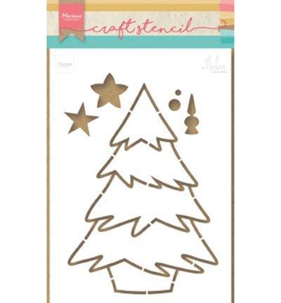Craft Stencil Christmas Tree by Marleen