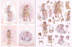 3D Precut (2 sheets)Angle Whispers - By Side/Friendship/Harmony/Grace