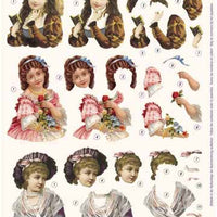 3D Precut Victorian Ladies