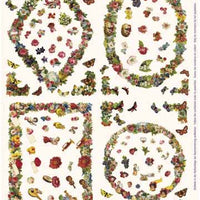 3D Precut 4 Flower frames