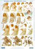 3D Precut Victorian Angels