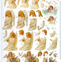 3D Precut Victorian Angels