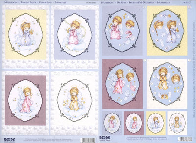 3D Precut Christmas Fairy Angels