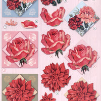 Reddy Die Cut 3D - Roses and Carnations