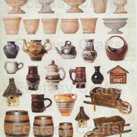 Pre Cut Sheets - Decorations Pots, Vases, Barrels