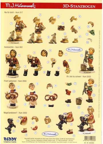 3D Precut Hummel - Mini Hummel Children