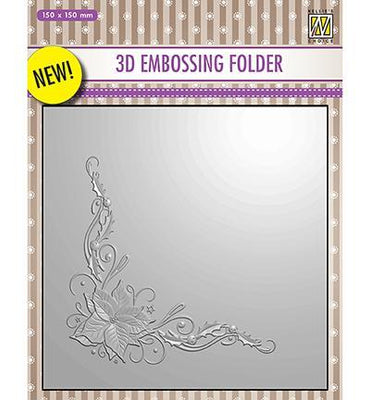 Arbuya Swirls Background Plastic Embossing Folders for Card Making or  Journaling DIY Flowers Filigree Embossed Folders Template Photo Album Paper