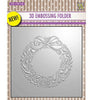 Nelle Choice 3D Embossing Folder - Wreath