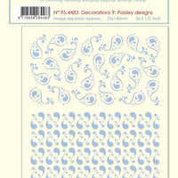 LeCrea Stencil Decorations 9. Paisley Designs