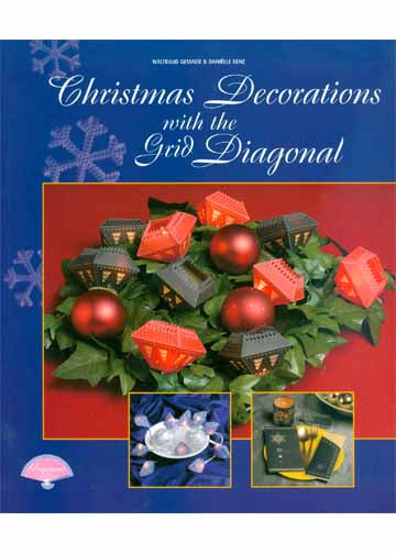 Christmas Decorations with diagonal grid