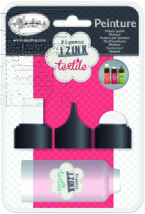 Aladine IZINK Fabric Paint Tool Kit