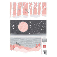 Marianne Design Cutting Sheet Eline's Snowflake Kisses Backgrounds