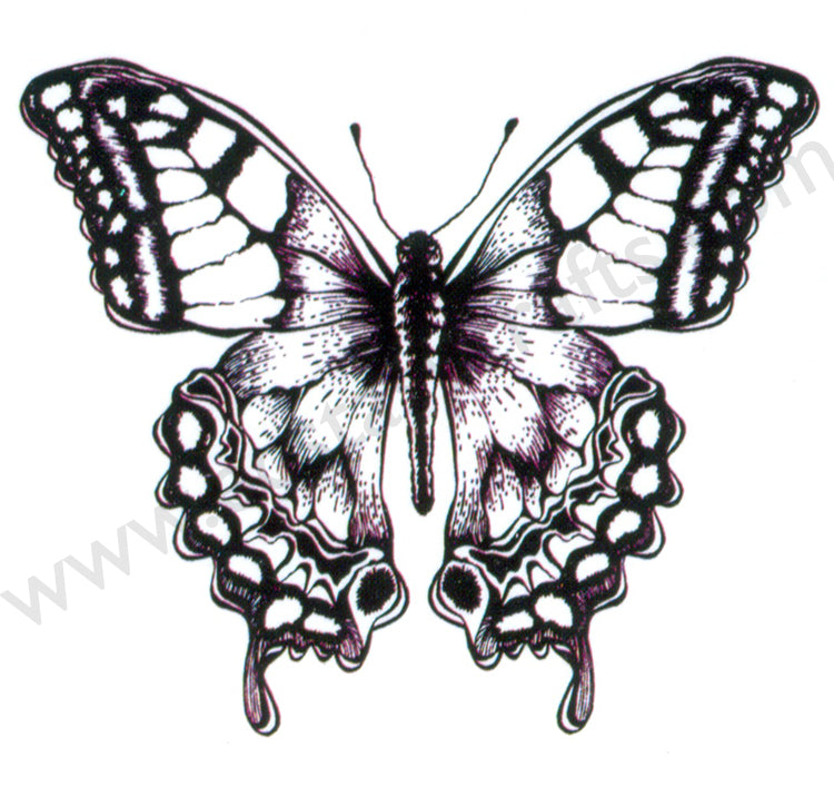 Clear stamps Animals series "butterfly"