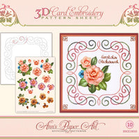 Ann Paper Embroidery Pattern - Camellia