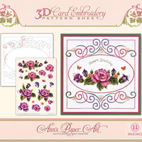 Ann's Paper Art - Embroidery pattern-Garden Enchantment