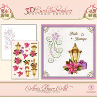 Ann's Paper Art - Embroidery pattern- Poinsettia