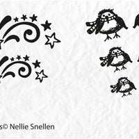 Precision Stamps - Christmas - Starburst-robin