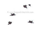 Frog's Whiskers Stamps - Group of Birds