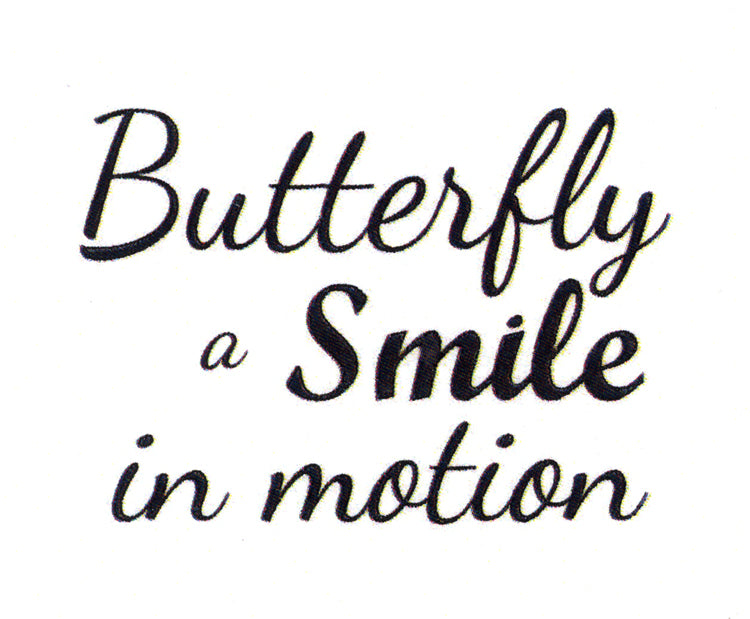 Frog's Whiskers Stamps - Butterfly Smile