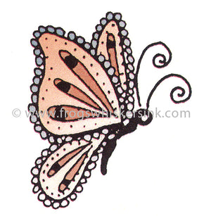 Frog's Whiskers Stamps - Butterfly Right Cling Mount Stamp