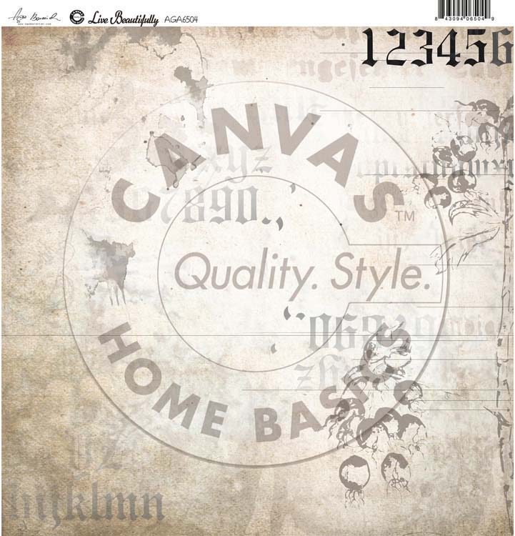 Canvas Corp 12 x 12 Paper - Live Beautifully