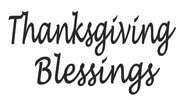 Frog's Whiskers Stamps - Thanksgiving Blessings