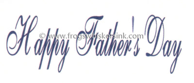Frog's Whiskers Stamps - Happy Father's Day